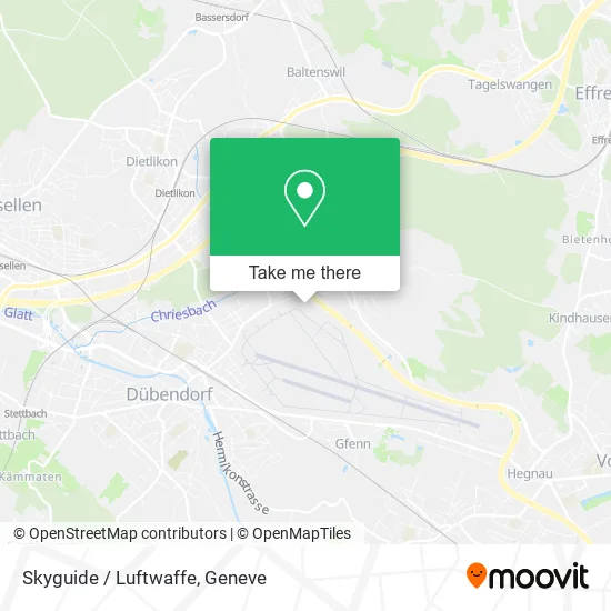 Skyguide / Luftwaffe map