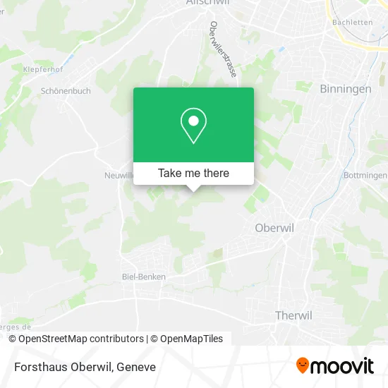 Forsthaus Oberwil map