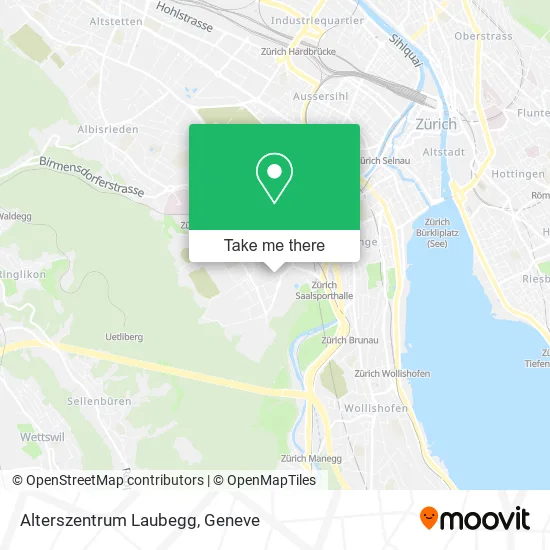 Alterszentrum Laubegg map
