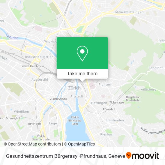 Gesundheitszentrum Bürgerasyl-Pfrundhaus map