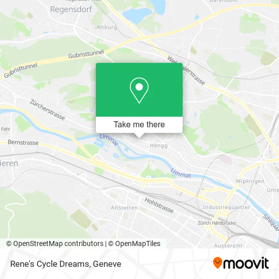 Rene's Cycle Dreams map