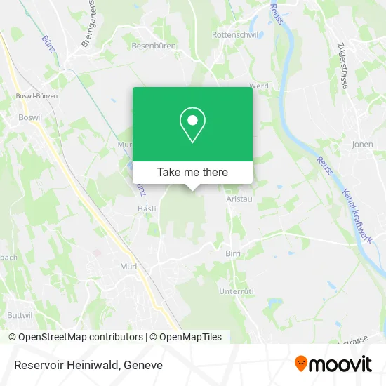 Reservoir Heiniwald map