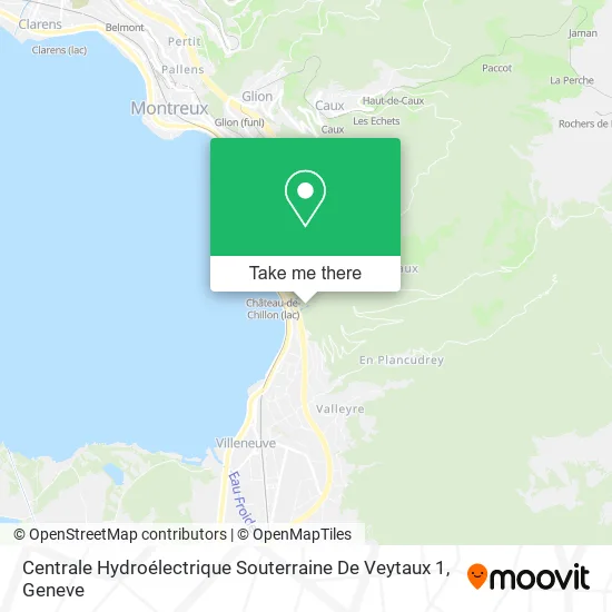 Centrale Hydroélectrique Souterraine De Veytaux 1 map