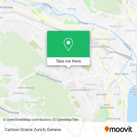 Carlson Gracie Zurich map