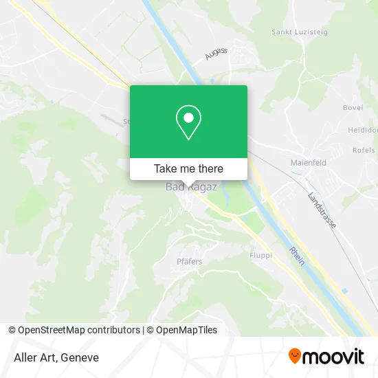 Aller Art map