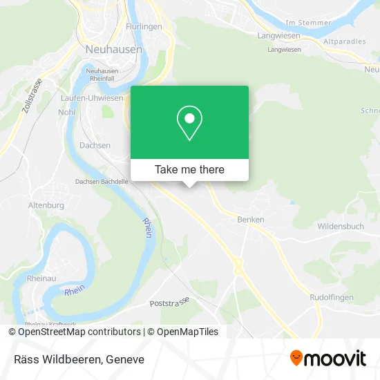 Räss Wildbeeren map