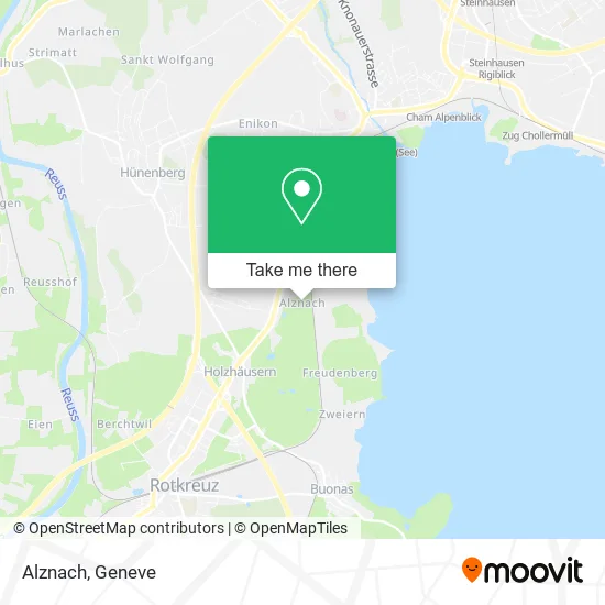 Alznach map
