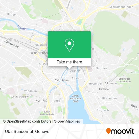 Ubs Bancomat map