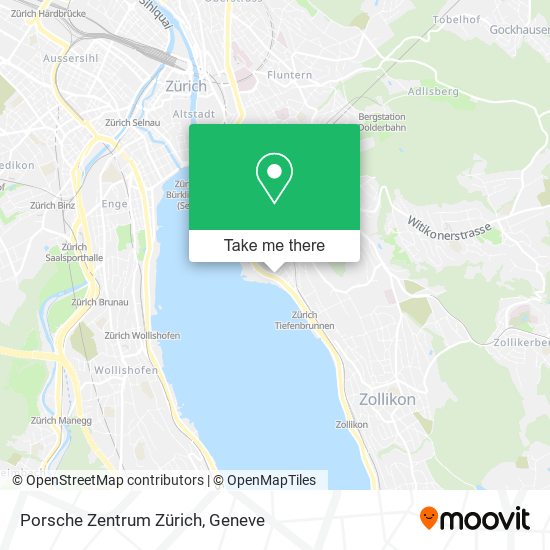 Porsche Zentrum Zürich map