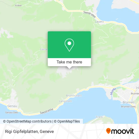 Rigi Gipfelplatten map