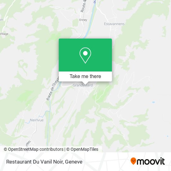 Restaurant Du Vanil Noir map