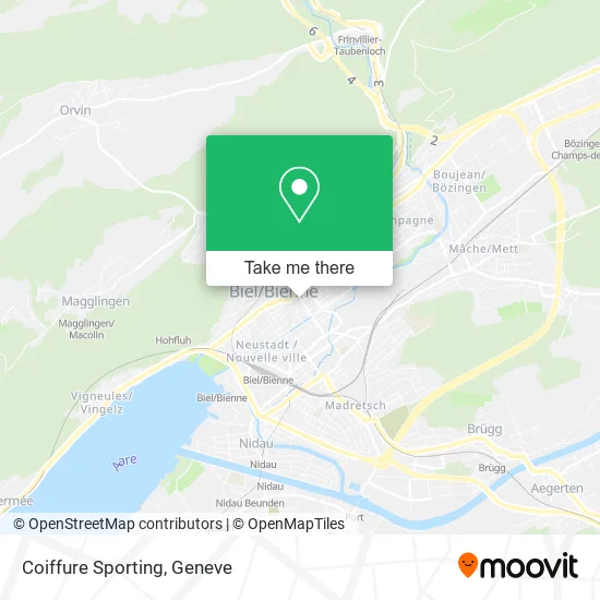 Coiffure Sporting plan