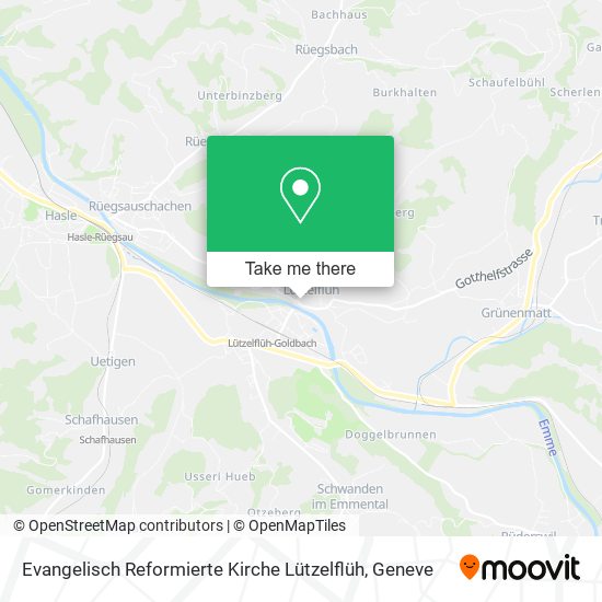 Evangelisch Reformierte Kirche Lützelflüh map