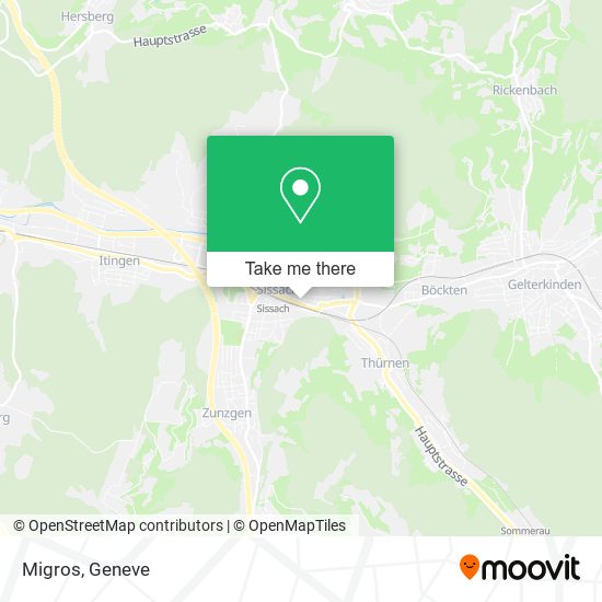 Migros map