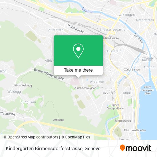 Kindergarten Birmensdorferstrasse map
