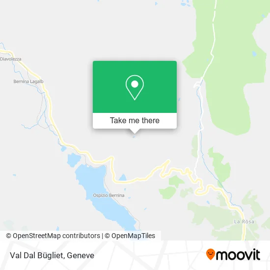 Val Dal Bügliet map