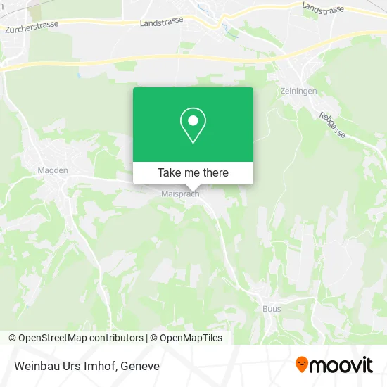 Weinbau Urs Imhof map