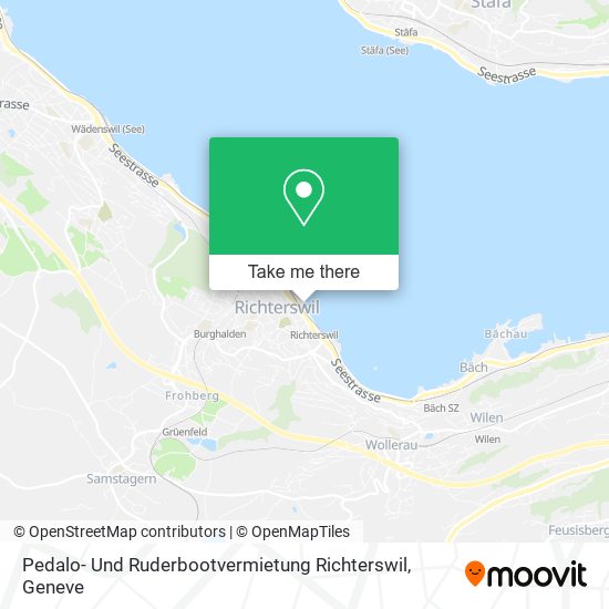 Pedalo- Und Ruderbootvermietung Richterswil map