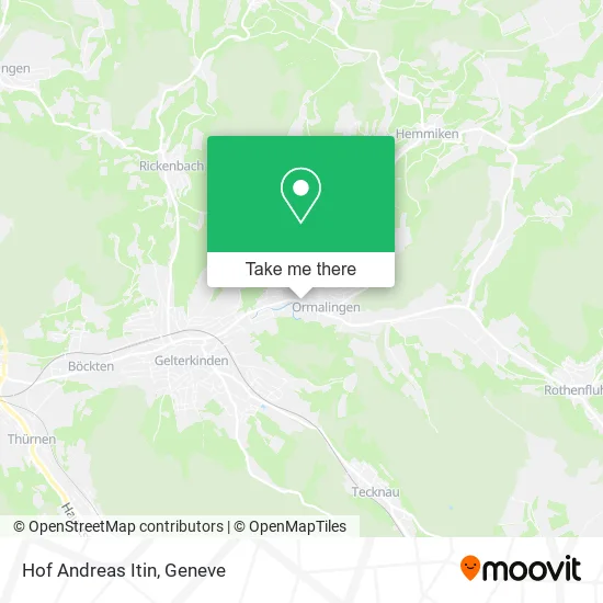 Hof Andreas Itin map