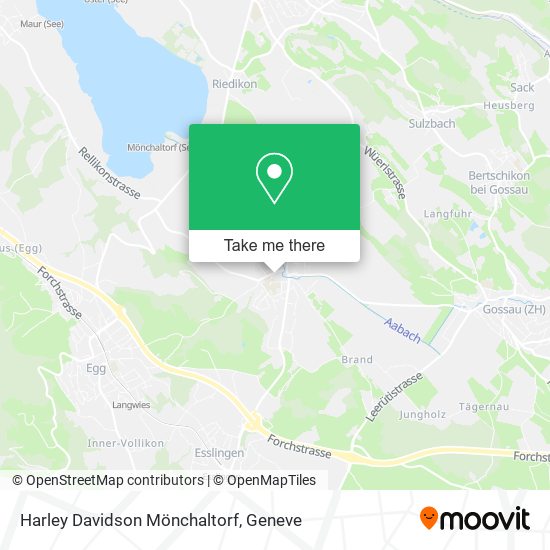 Harley Davidson Mönchaltorf map