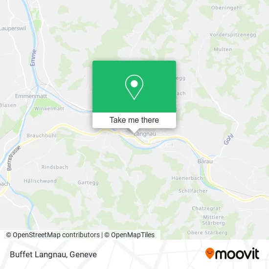 Buffet Langnau map