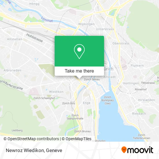 Newroz Wiedikon map