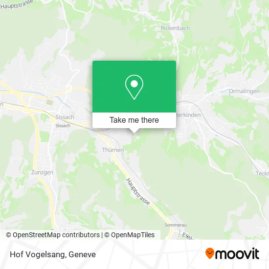 Hof Vogelsang map