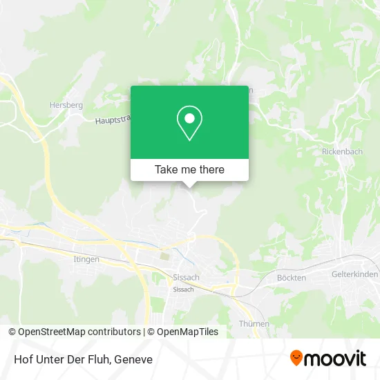 Hof Unter Der Fluh map