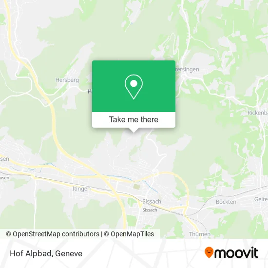 Hof Alpbad map
