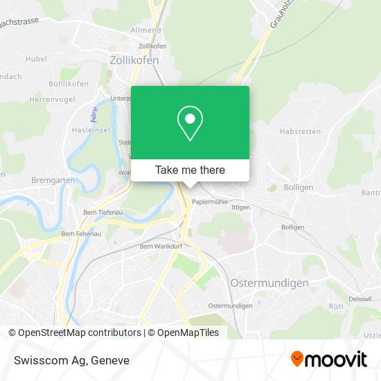 Swisscom Ag map