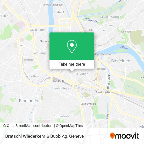 Bratschi Wiederkehr & Buob Ag map