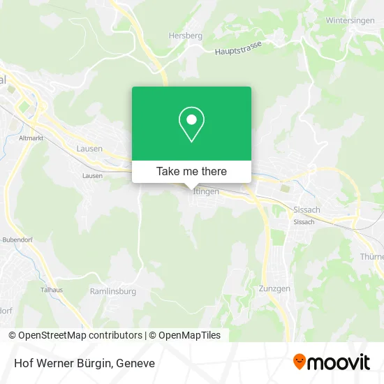 Hof Werner Bürgin map