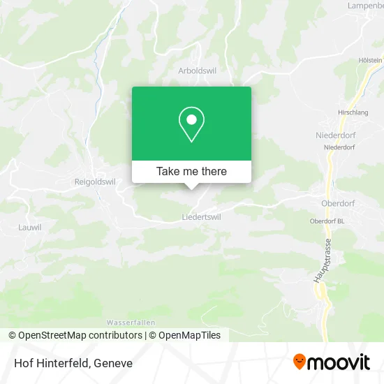 Hof Hinterfeld map