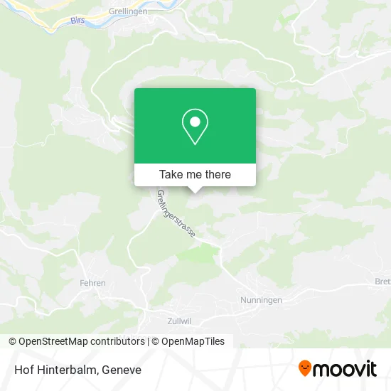 Hof Hinterbalm map