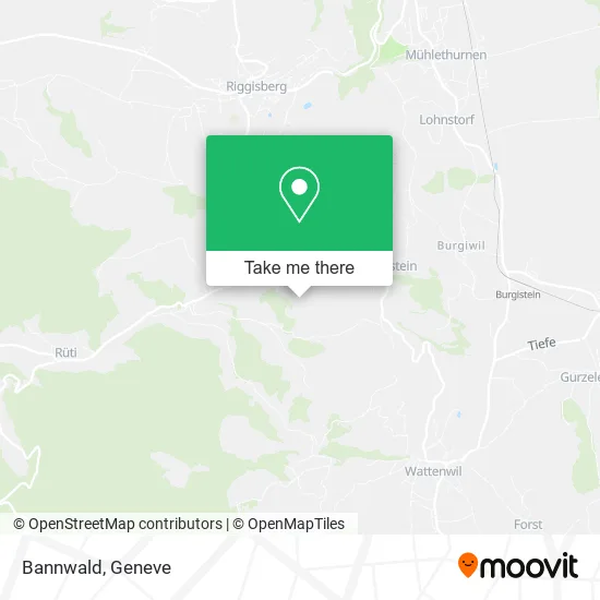 Bannwald map