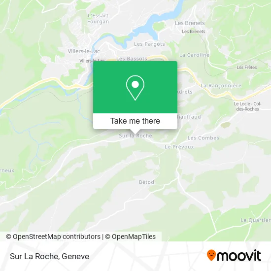 Sur La Roche map