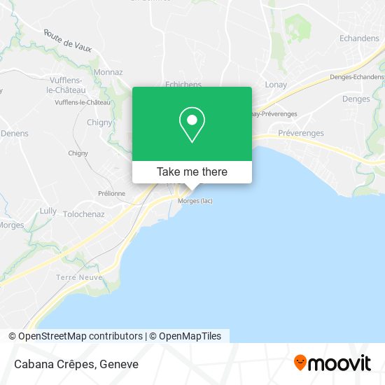 Cabana Crêpes map
