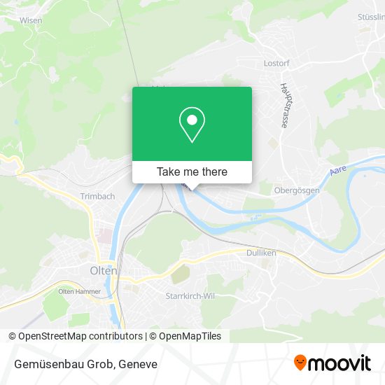 Gemüsenbau Grob map