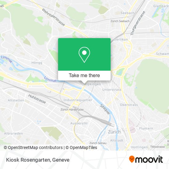 Kiosk Rosengarten map