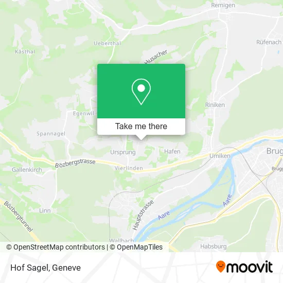 Hof Sagel map