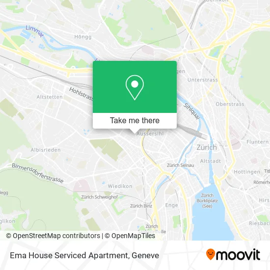 Ema House Serviced Apartment map