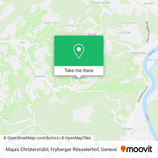 Maja's Chrüterstübli, Fryberger Rösselerhof map