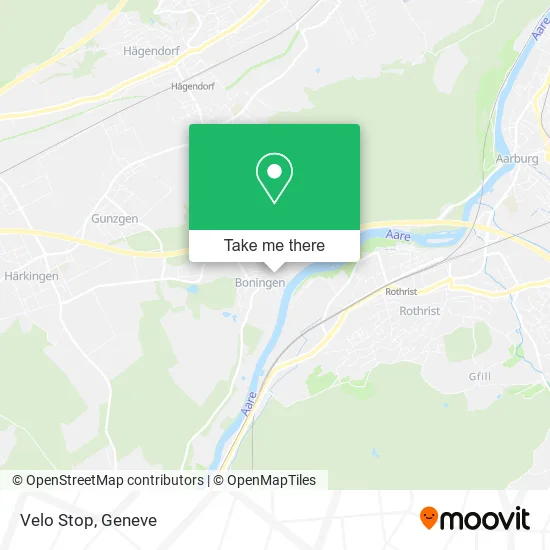 Velo Stop map