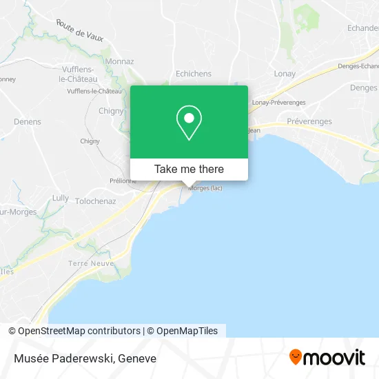 Musée Paderewski map