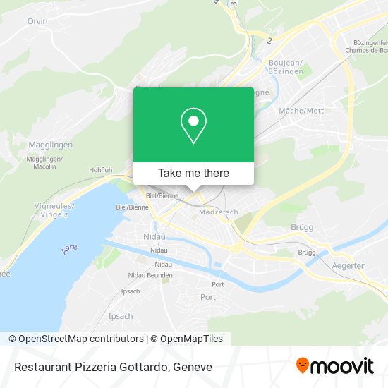 Restaurant Pizzeria Gottardo map
