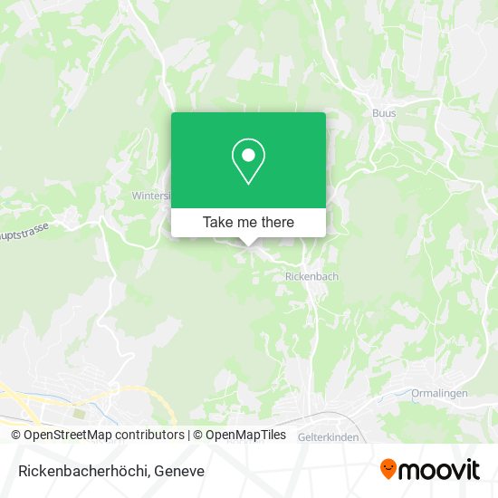 Rickenbacherhöchi map