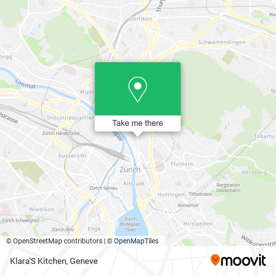 Klara‘S Kitchen map