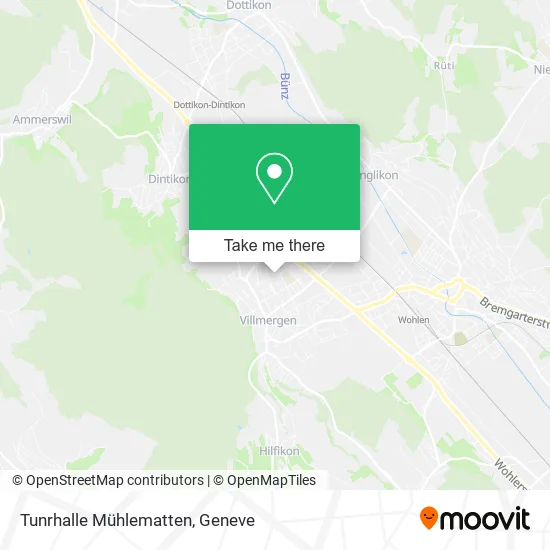 Tunrhalle Mühlematten map