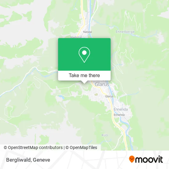 Bergliwald map