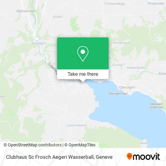 Clubhaus Sc Frosch Aegeri Wasserball map